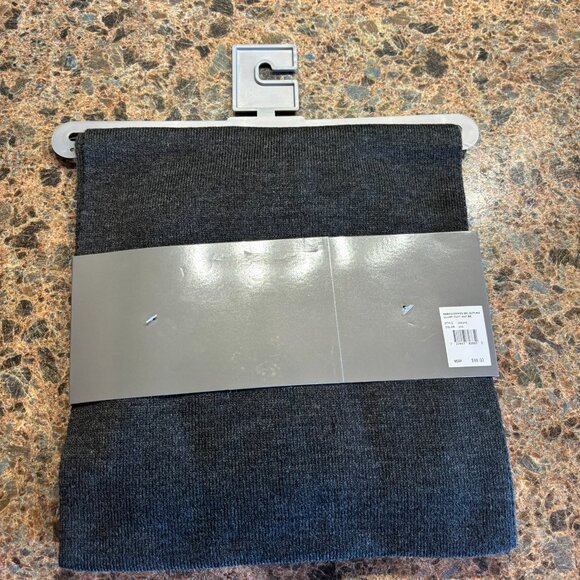 NWT Michael Kors 2 Piece Hat Scarf Set Dark Gray $88 Style 34401C - Picture 5 of 6